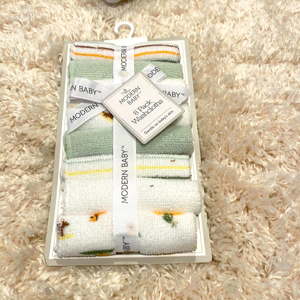 Baby washcloths 8 pack